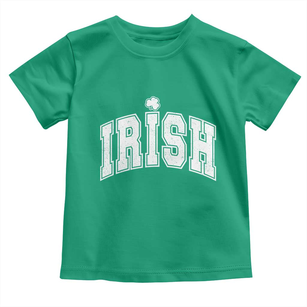 Funny Irish St Patricks Day Distressed Shamrock Ireland Pride Toddler T Shirt TS11 Irish Green Print Your Wear