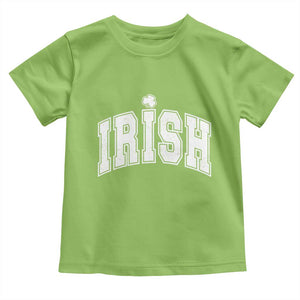 Funny Irish St Patricks Day Distressed Shamrock Ireland Pride Toddler T Shirt TS11 Lime Print Your Wear