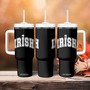 Funny Irish St Patricks Day Distressed Shamrock Ireland Pride Tumbler With Handle TS11 Print Your Wear
