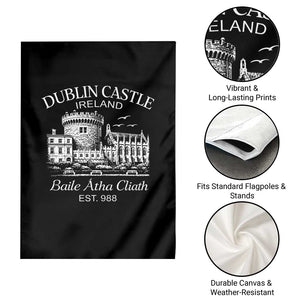 Dublin Castle Ireland Garden Flag Baile Atha Cliath Ireland Travel Souvenir TS11 Print Your Wear
