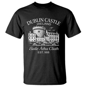Dublin Castle Ireland T Shirt Baile Atha Cliath Ireland Travel Souvenir TS11 Black Print Your Wear