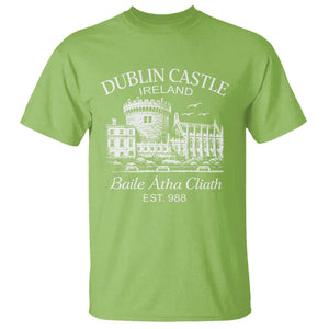 Dublin Castle Ireland T Shirt Baile Atha Cliath Ireland Travel Souvenir TS11 Lime Print Your Wear