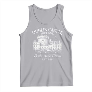 Dublin Castle Ireland Tank Top Baile Atha Cliath Ireland Travel Souvenir TS11 Athletic Heather Print Your Wear