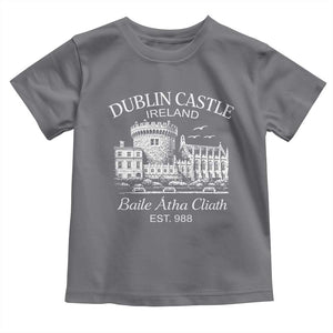 Dublin Castle Ireland Toddler T Shirt Baile Atha Cliath Ireland Travel Souvenir TS11 Charcoal Print Your Wear