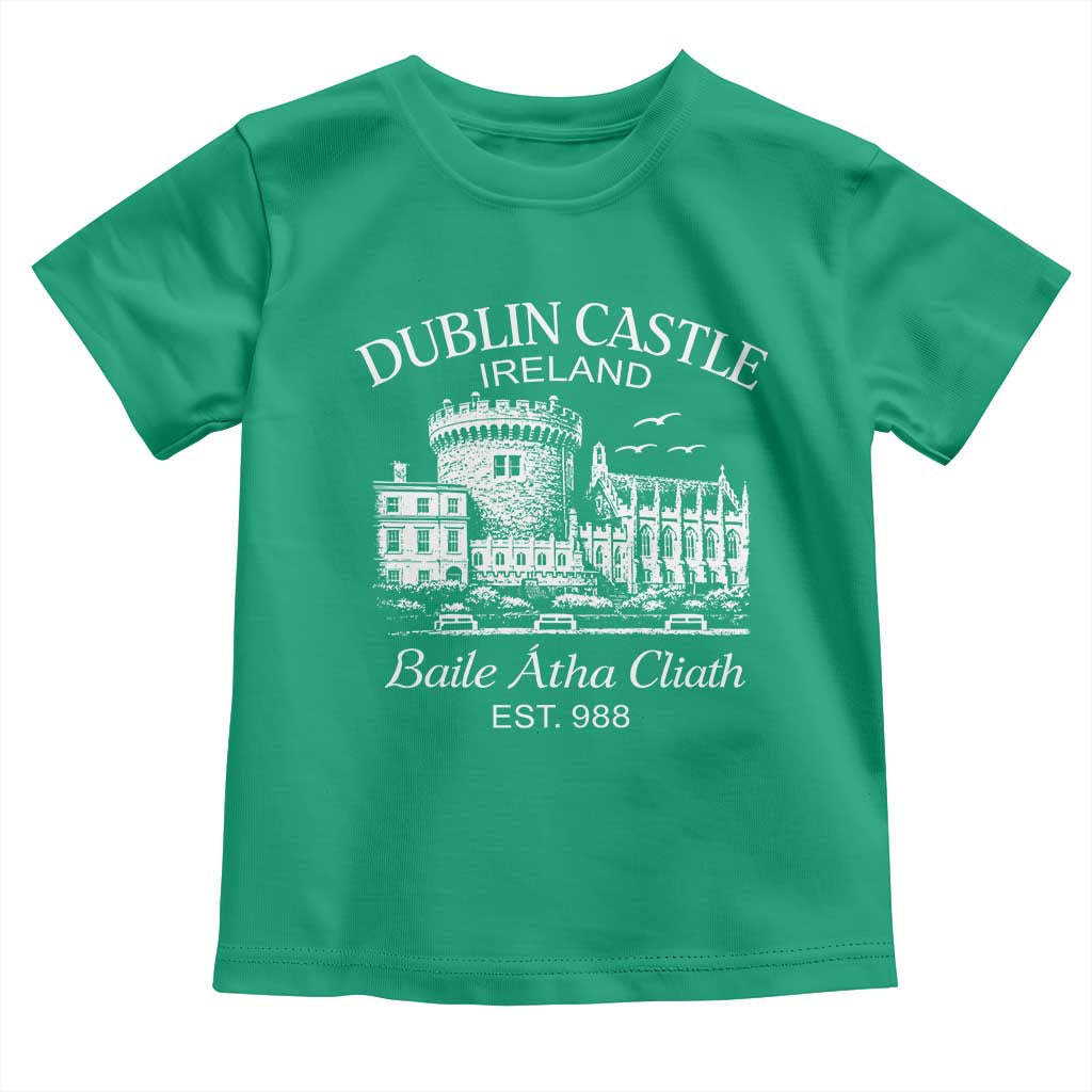 Dublin Castle Ireland Toddler T Shirt Baile Atha Cliath Ireland Travel Souvenir TS11 Irish Green Print Your Wear
