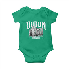 Dublin Castle Ireland Est 988 Travel Souvenir Baby Onesie TS11 Irish Green Print Your Wear