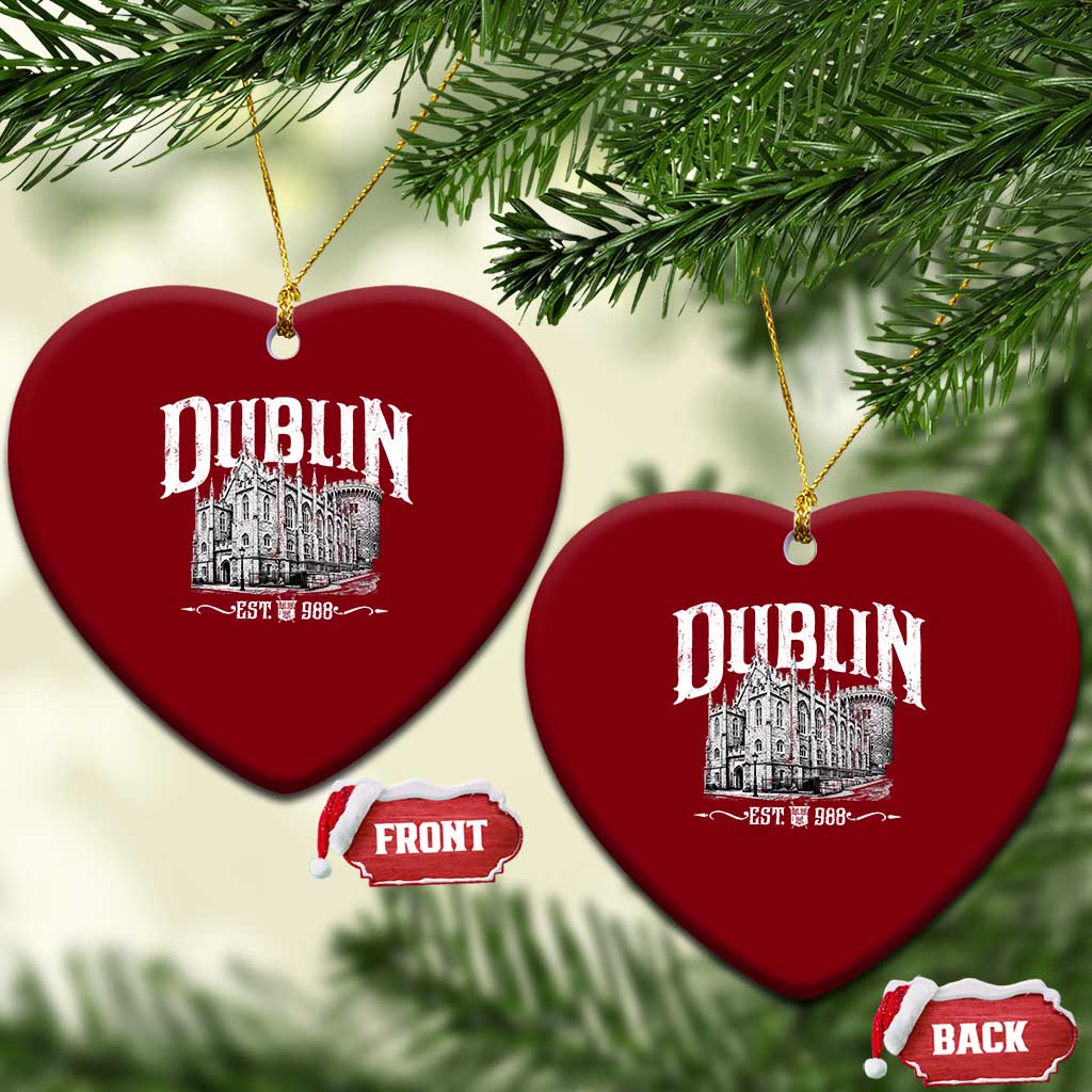 Dublin Castle Ireland Est 988 Travel Souvenir Ceramic Ornament TS11 Print Your Wear