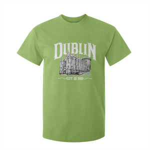Dublin Castle Ireland Est 988 Travel Souvenir T Shirt For Kid TS11 Lime Print Your Wear