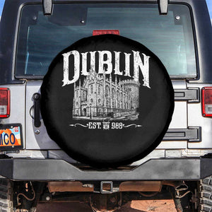 Dublin Castle Ireland Est 988 Travel Souvenir Spare Tire Cover TS11 No hole Black Print Your Wear