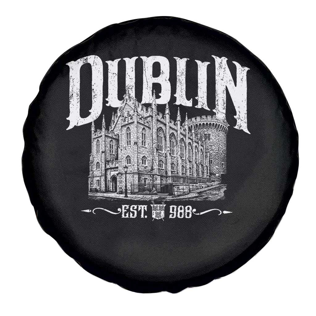 Dublin Castle Ireland Est 988 Travel Souvenir Spare Tire Cover TS11 Print Your Wear
