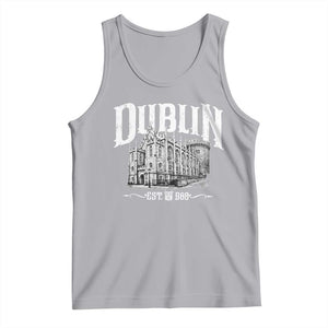 Dublin Castle Ireland Est 988 Travel Souvenir Tank Top TS11 Athletic Heather Print Your Wear