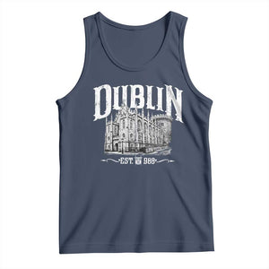 Dublin Castle Ireland Est 988 Travel Souvenir Tank Top TS11 Navy Print Your Wear