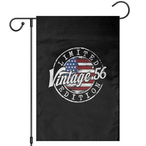 Funny 70th Birthday Garden Flag Vintage 1956 Stamp 70 Years Old American Flag TS11 Black Print Your Wear