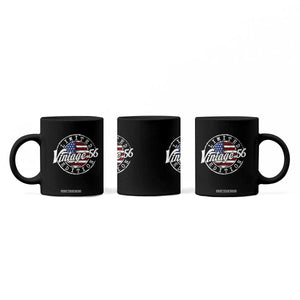 Funny 70th Birthday Coffee Mug Vintage 1956 Stamp 70 Years Old American Flag TS11 Print Your Wear