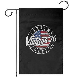 Funny 50th Birthday Garden Flag Vintage 1976 Stamp 50 Years Old American Flag TS11 Black Print Your Wear