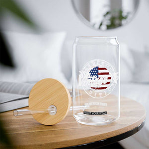 Funny 50th Birthday Glass Can Vintage 1976 Stamp 50 Years Old American Flag TS11 Print Your Wear