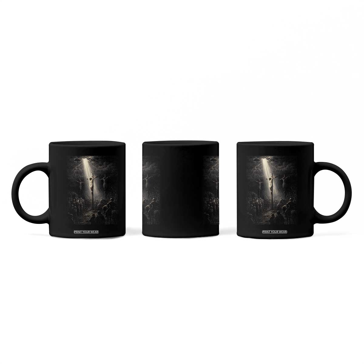 Jesus Christ Crucifixion Scene Religious Christian Easter Coffee Mug TS11 Print Your Wear
