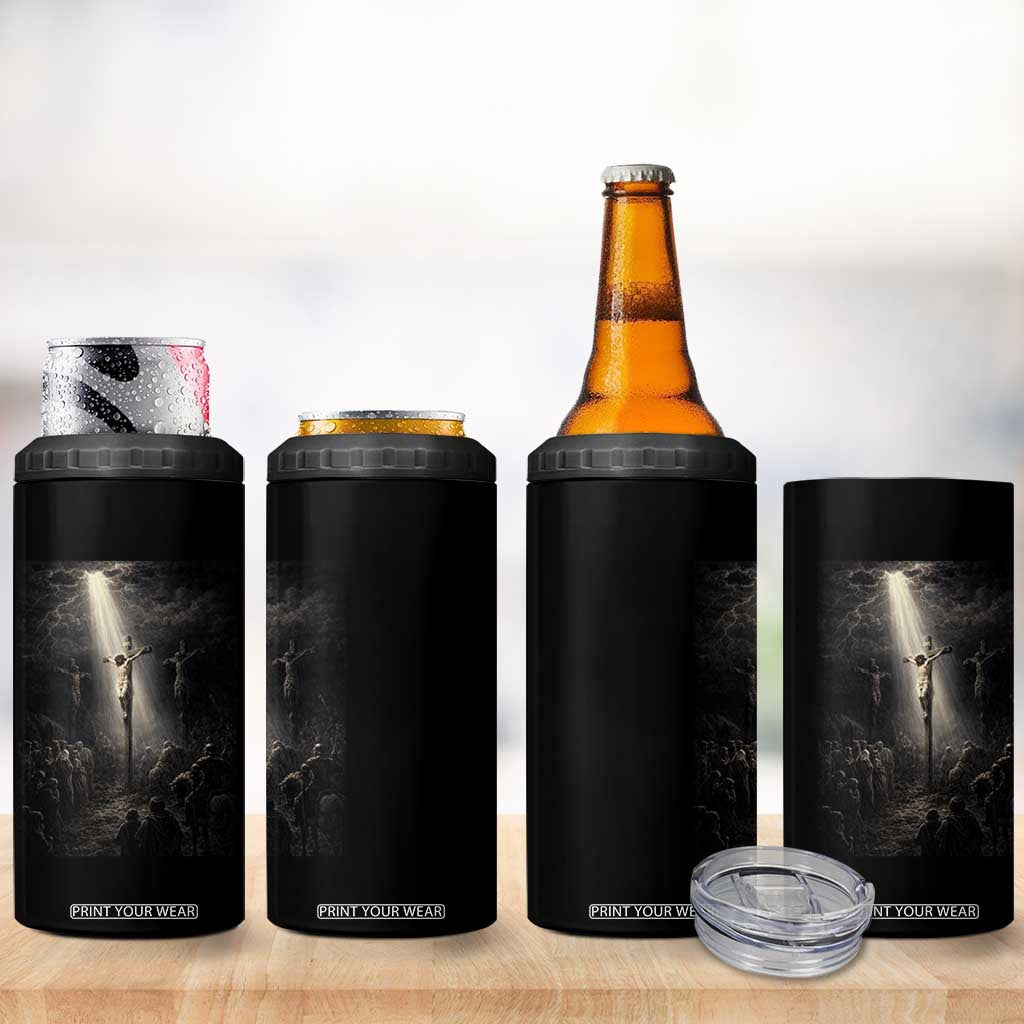 Jesus Christ Crucifixion Scene Religious Christian Easter 4 in 1 Can Cooler Tumbler TS11 Print Your Wear