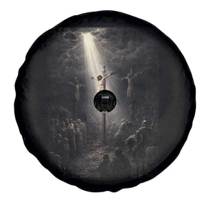 Jesus Christ Crucifixion Scene Religious Christian Easter Spare Tire Cover TS11 Print Your Wear