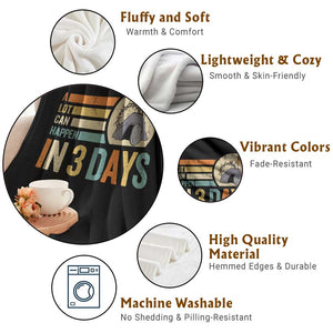 Easter A Lot Can Happen In 3 Days Religious Throw Blanket TS11 Print Your Wear