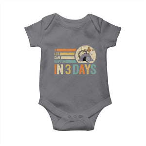 Easter A Lot Can Happen In 3 Days Religious Baby Onesie TS11 Charcoal Print Your Wear