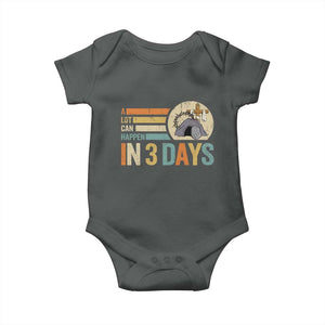 Easter A Lot Can Happen In 3 Days Religious Baby Onesie TS11 Dark Heather Print Your Wear