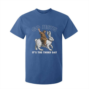Funny Christian Easter T Shirt For Kid Go Jesus It Is The Third Day Religious Bunny TS11 Royal Blue Print Your Wear