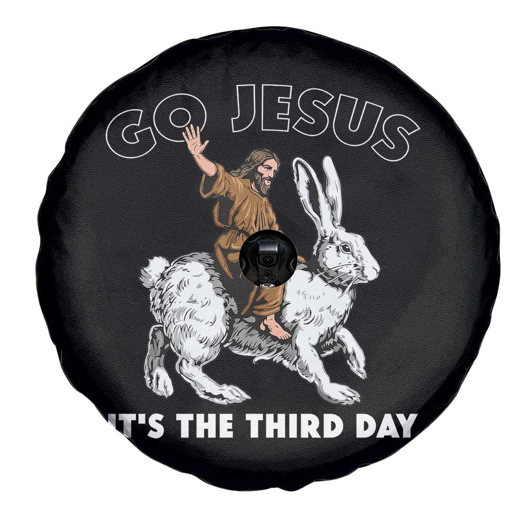 Funny Christian Easter Spare Tire Cover Go Jesus It Is The Third Day Religious Bunny TS11 Print Your Wear
