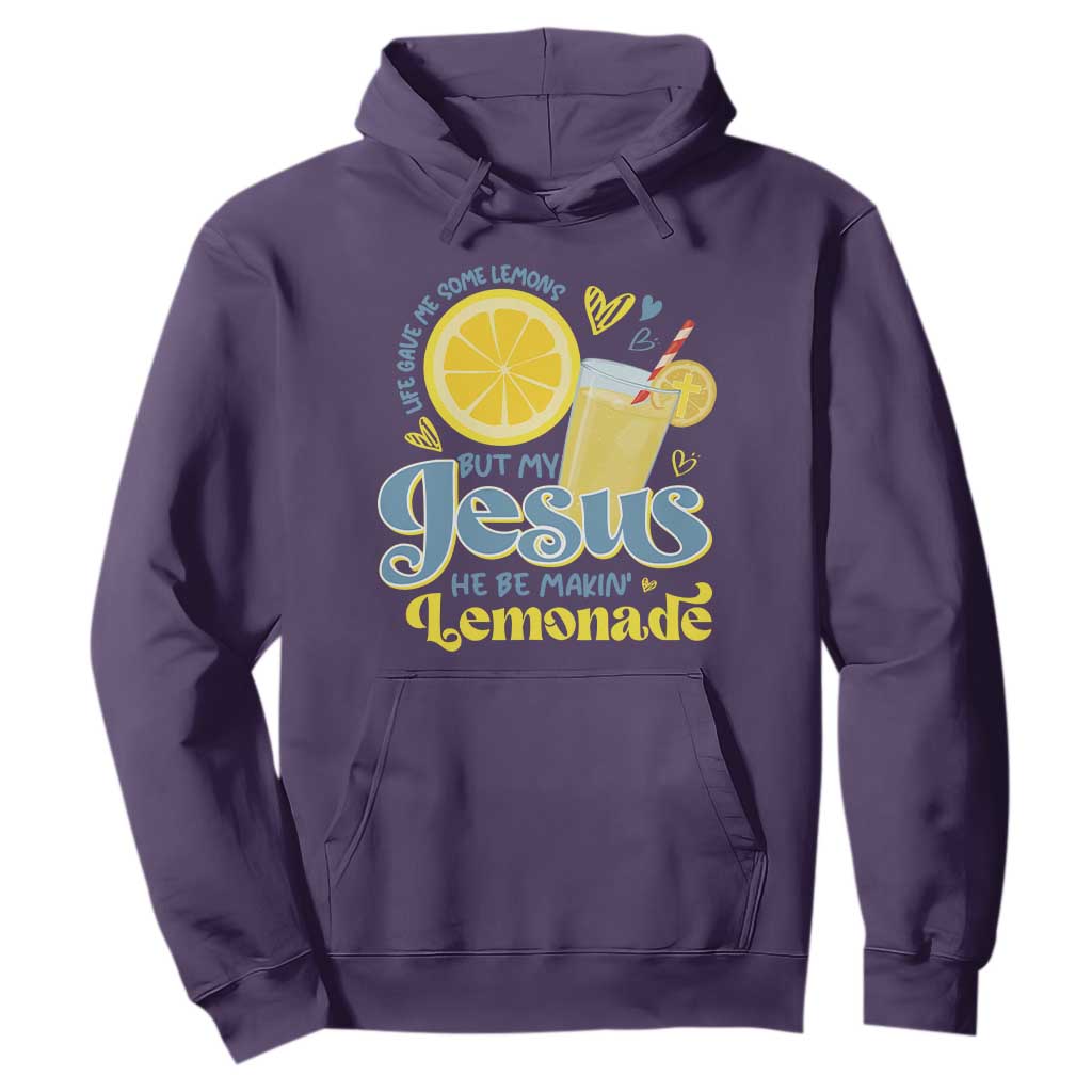 Life Gave Me Some Lemons But My Jesus He Be Makin Lemonade Hoodie TS11 Purple Print Your Wear