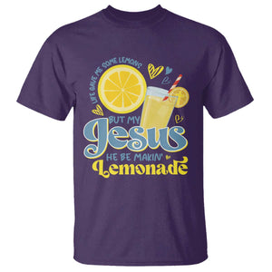 Life Gave Me Some Lemons But My Jesus He Be Makin Lemonade T Shirt TS11 Purple Print Your Wear