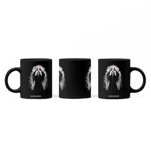 Funny Scary Bunny Face Ghost Heart Hand Sign Easter Day Coffee Mug TS11 Print Your Wear