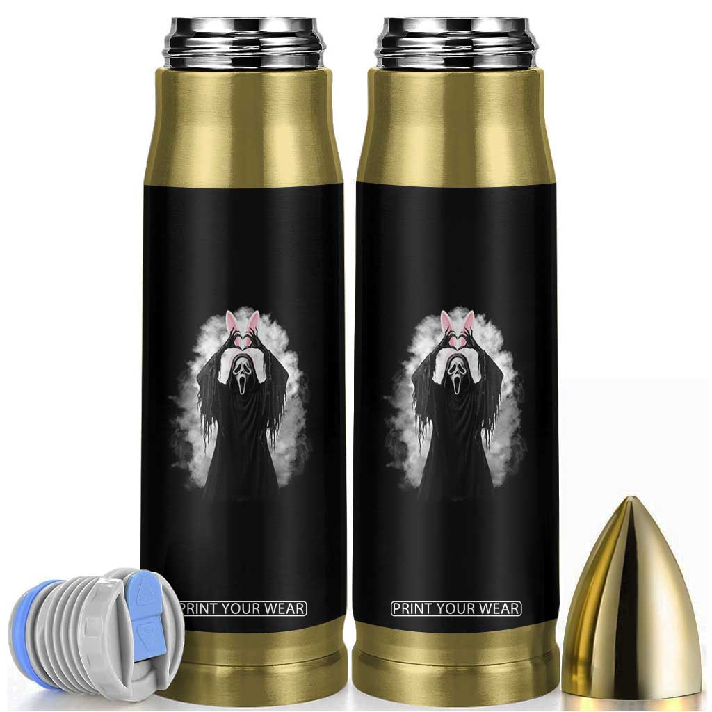Funny Scary Bunny Face Ghost Heart Hand Sign Easter Day Bullet Tumbler TS11 Black Print Your Wear