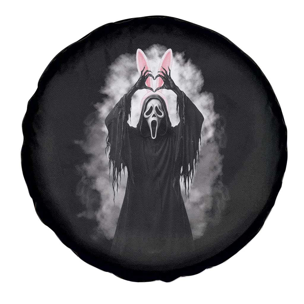 Funny Scary Bunny Face Ghost Heart Hand Sign Easter Day Spare Tire Cover TS11 Print Your Wear