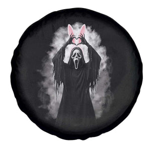 Funny Scary Bunny Face Ghost Heart Hand Sign Easter Day Spare Tire Cover TS11 Print Your Wear