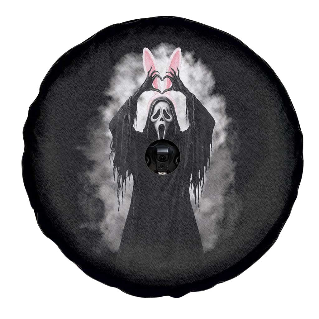 Funny Scary Bunny Face Ghost Heart Hand Sign Easter Day Spare Tire Cover TS11 Print Your Wear