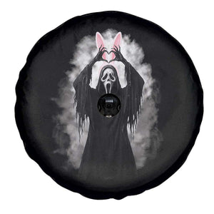 Funny Scary Bunny Face Ghost Heart Hand Sign Easter Day Spare Tire Cover TS11 Print Your Wear