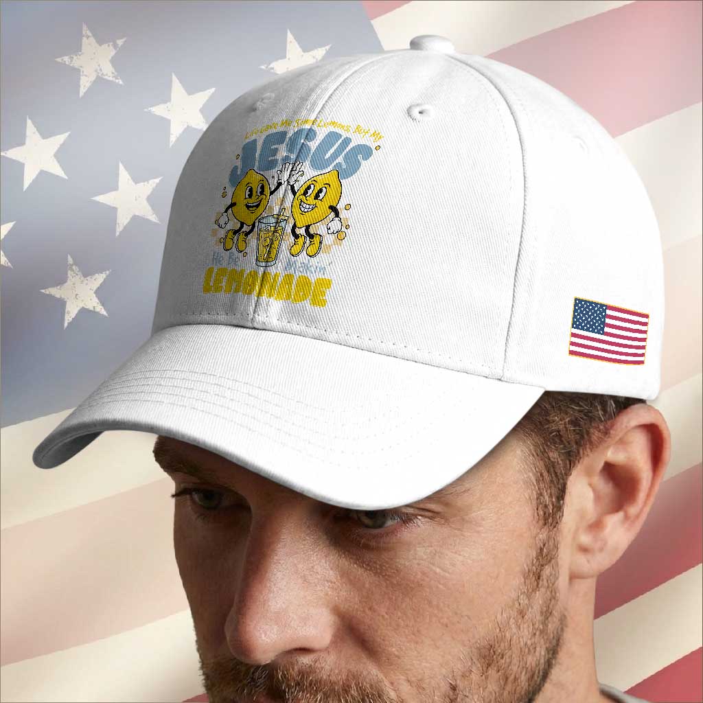Life Gave Me Some Lemons But My Jesus He Be Makin Lemonade Baseball Cap Retro Lemon TS11 Print Your Wear