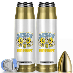 Life Gave Me Some Lemons But My Jesus He Be Makin Lemonade Bullet Tumbler Retro Lemon TS11 White Print Your Wear
