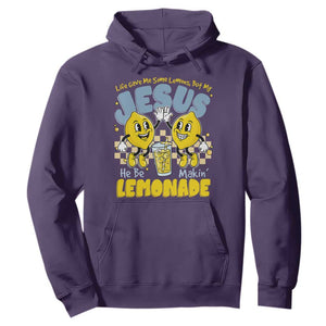 Life Gave Me Some Lemons But My Jesus He Be Makin Lemonade Hoodie Retro Lemon TS11 Purple Print Your Wear