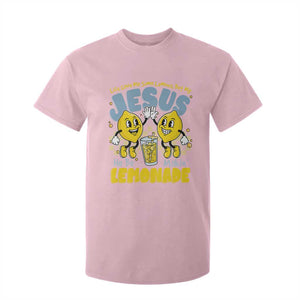 Life Gave Me Some Lemons But My Jesus He Be Makin Lemonade T Shirt For Kid Retro Lemon TS11 Light Pink Print Your Wear
