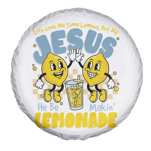 Life Gave Me Some Lemons But My Jesus He Be Makin Lemonade Spare Tire Cover Retro Lemon TS11 Print Your Wear