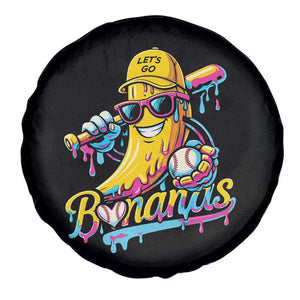 Funny Banana Baseball Drip Spare Tire Cover Lets Go Bananas Ice Cream Dripping Sport TS11 Print Your Wear