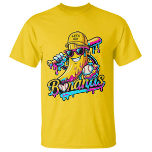 Funny Banana Baseball Drip T Shirt Lets Go Bananas Ice Cream Dripping Sport TS11 Daisy Print Your Wear