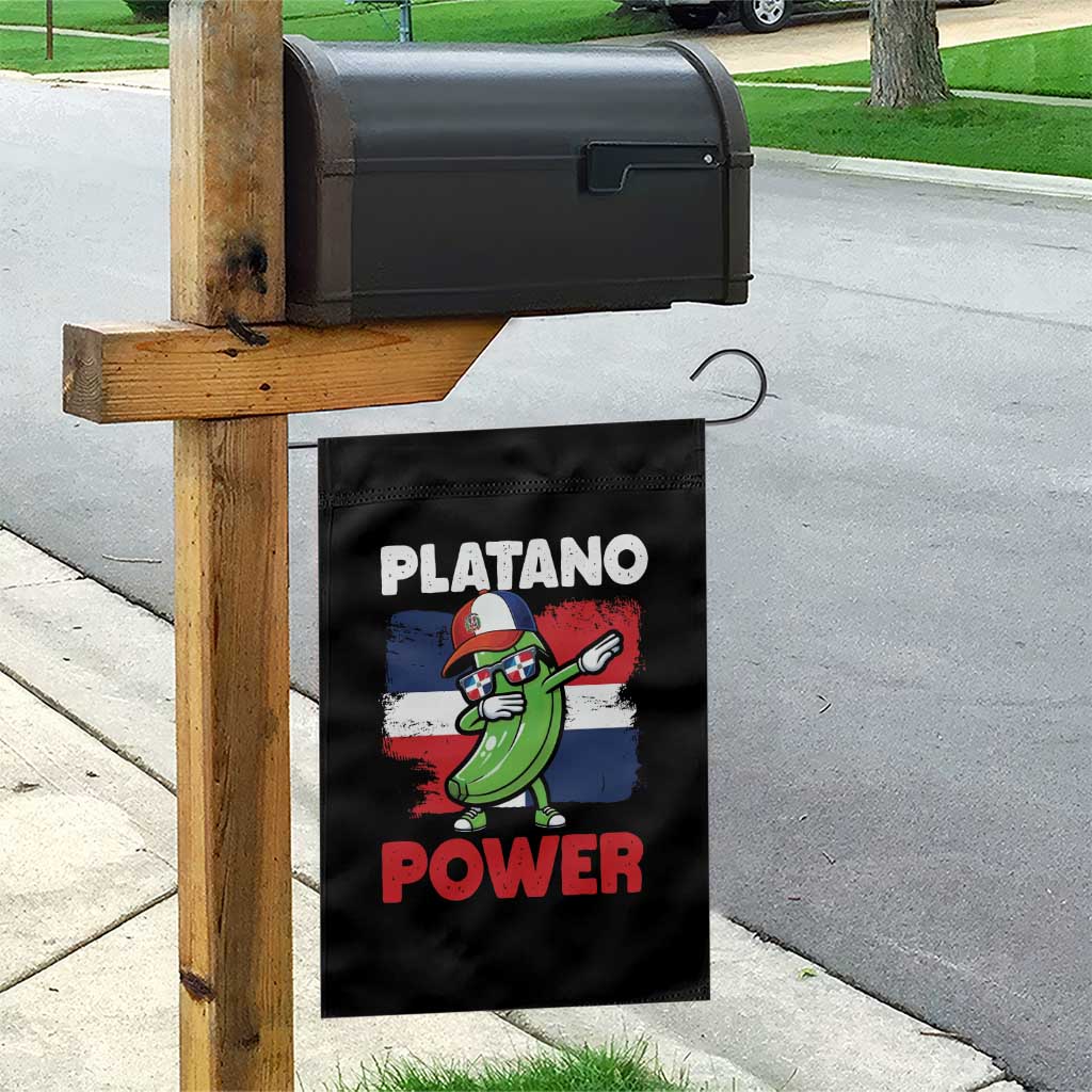 Platano Power Garden Flag Funny Dominican Republic Flag Baseball TS11 Print Your Wear