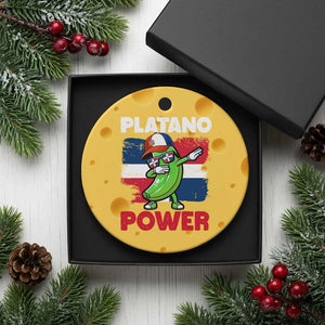 Platano Power Ceramic Ornament Funny Dominican Republic Flag Baseball TS11 1pc Yellow Cheese Print Your Wear
