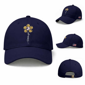 Pittsburgh Sport Retro Baseball Flower Baseball Cap Funny Game Day TS11 Baseball Cap Universal Fit Dark Blue Print Your Wear