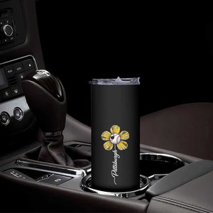 Pittsburgh Sport Retro Baseball Flower Skinny Tumbler Funny Game Day TS11 Print Your Wear