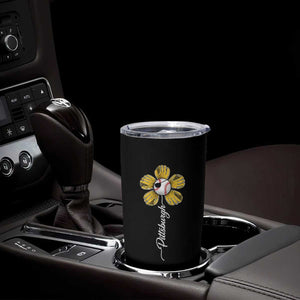 Pittsburgh Sport Retro Baseball Flower Tumbler Cup Funny Game Day TS11 Print Your Wear