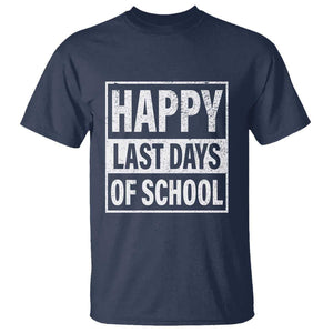 Graduation T Shirt Happy Last Days Of School Vintage TS11 Navy Print Your Wear