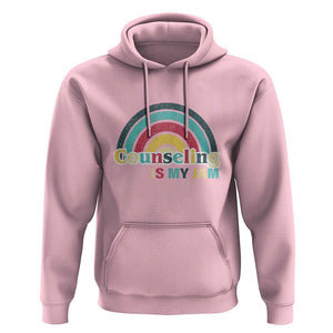 Mental Illness Awareness Hoodie Couseling Is My Jam Retro Groove Rainbow TS11 Light Pink Print Your Wear